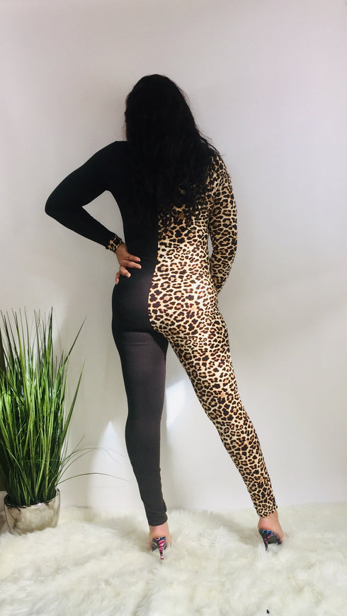 Animal in Me| long sleeve jumpsuit