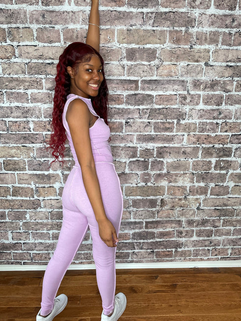 Unmatched - two piece pants set (lavender)