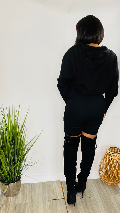 Take Control | black romper