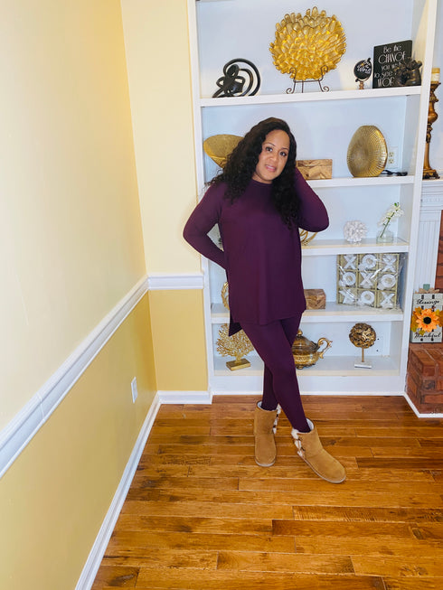 Everyday Essential legging set (eggplant)