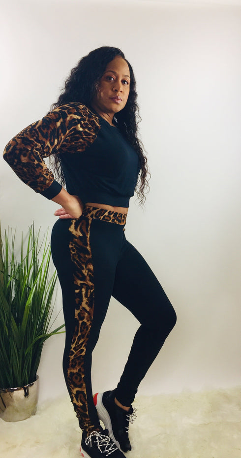 Safari | Two piece animal print set