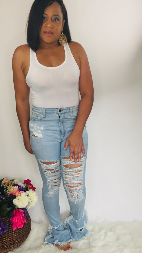 Runway Ave | flare jeans