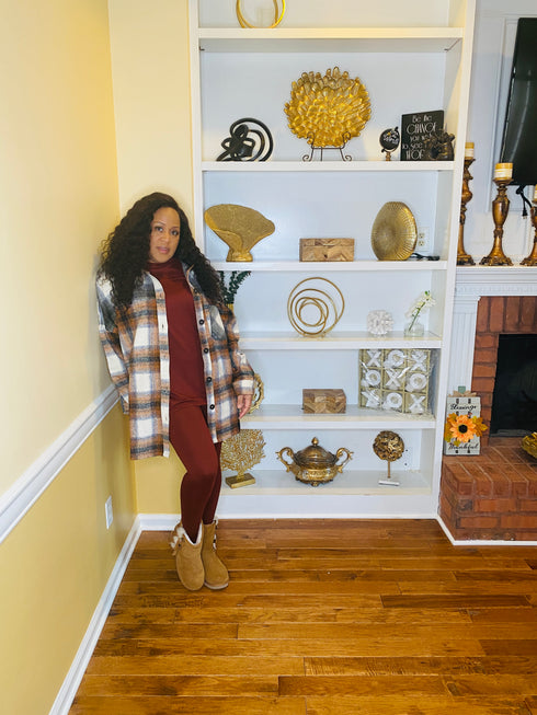 Everyday Essential two piece set (dark rust)