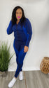Off Duty - royal blue activewear set