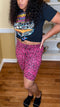 Got it | biker shorts (leopard print hot pink/black)