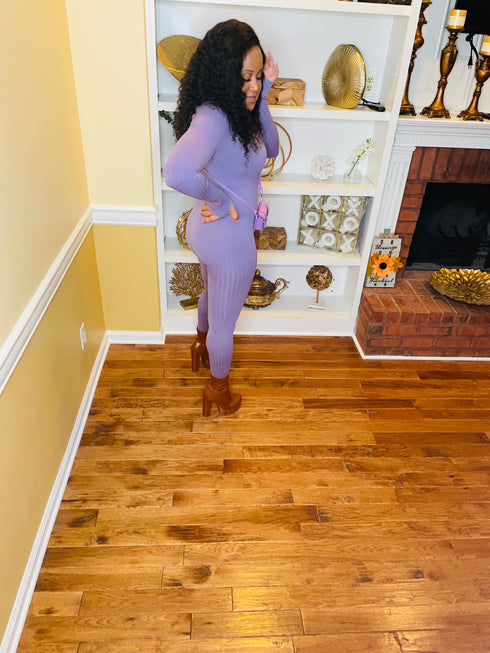 All She Needs - purple jumpsuit (purple ash)