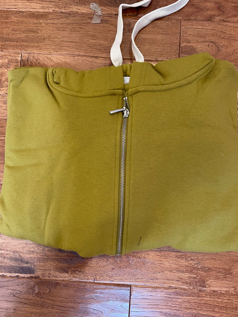 Comfy Living Plus |sweatsuit set-olive mustard