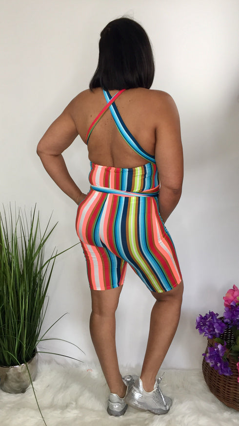 Rule Breaker | halter neck romper