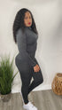 Take Your Time | two piece legging set (charcoal)