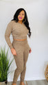 Adore Me | brown two piece outfit