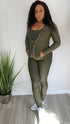 Places to Be|3 piece Brazilian tracksuit set-olive