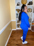 About time jogger set (royal blue)