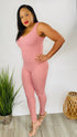 Go Figure | pink jumpsuit