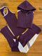 Three Piece Tracksuit Set|Back on Track-Purple