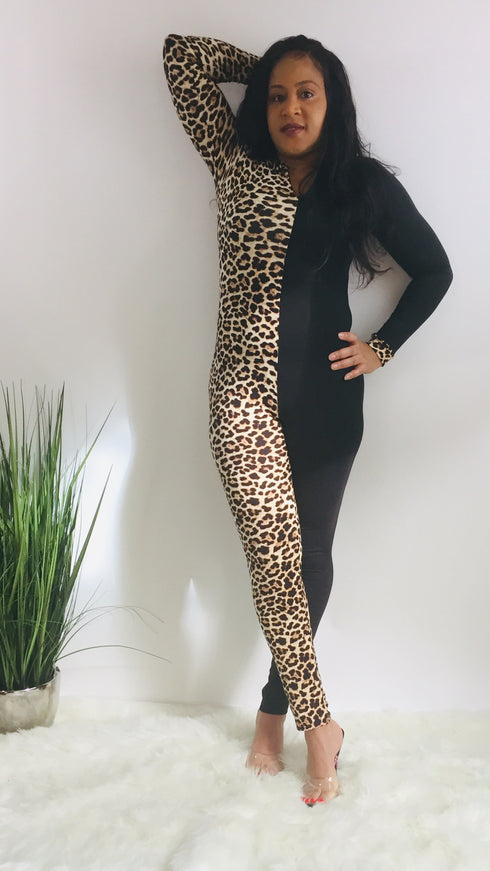Animal in Me| long sleeve jumpsuit
