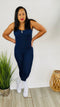 Go Figure | blue jumpsuit
