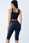 Meet and Greet| Corduroy Capri pant set (blue)