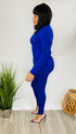 Saturday Mornings - two piece legging set (Blue)
