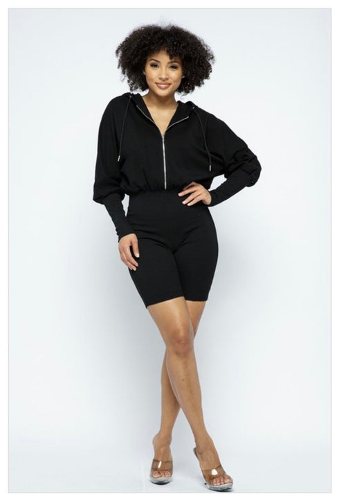 Take Control | black romper