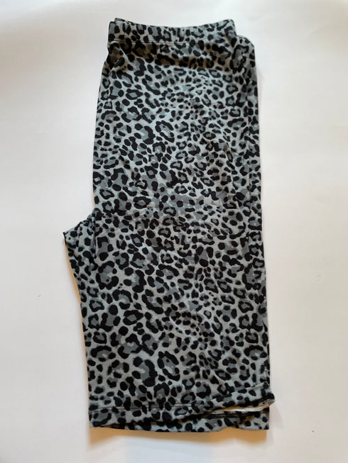 Got it plus -women’s biker shorts Leopard Grey/Black