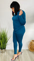 Saturday Mornings - teal two piece legging set
