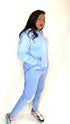 Comfy Living Plus | cream blue sweatsuit