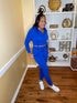 About time jogger set (royal blue)