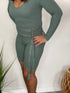 Flirt - green romper (sage)