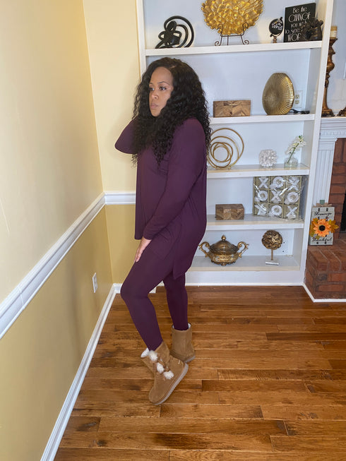 Everyday Essential legging set (eggplant)