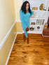 All She Needs - blue jumpsuit (sea blue)
