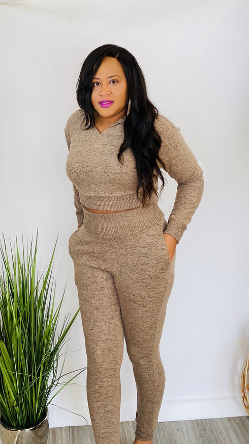 Adore Me | brown two piece outfit