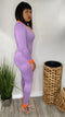 Hold you tight - purple jumpsuit (lavender)