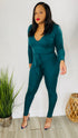 The One | green jumpsuit