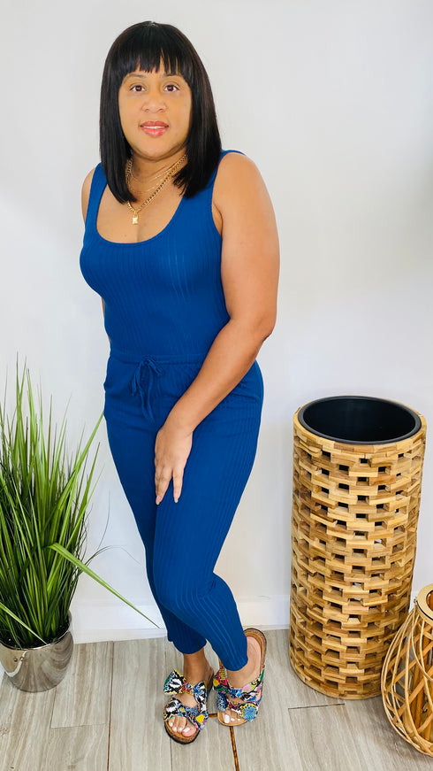 Sweet Thing - blue jumpsuit