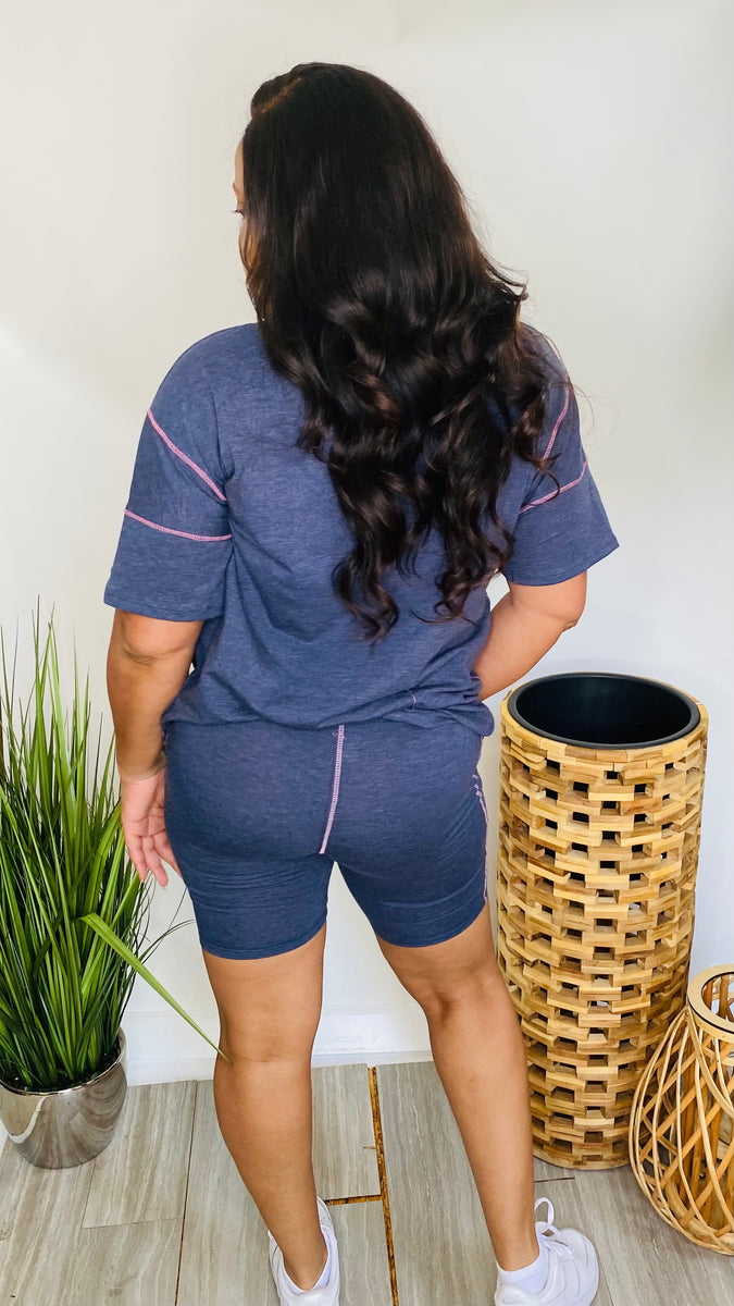 Biker Shorts 2 Piece Set main image 0