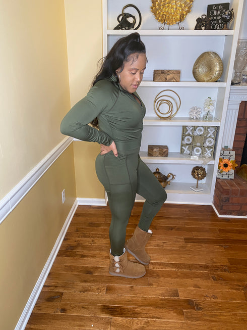 Body glove set (olive green)