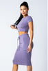 Lilac Dreams | two piece skirt set (lilac)