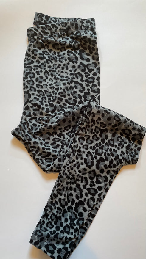 Everyday leggings - leopard print leggings grey